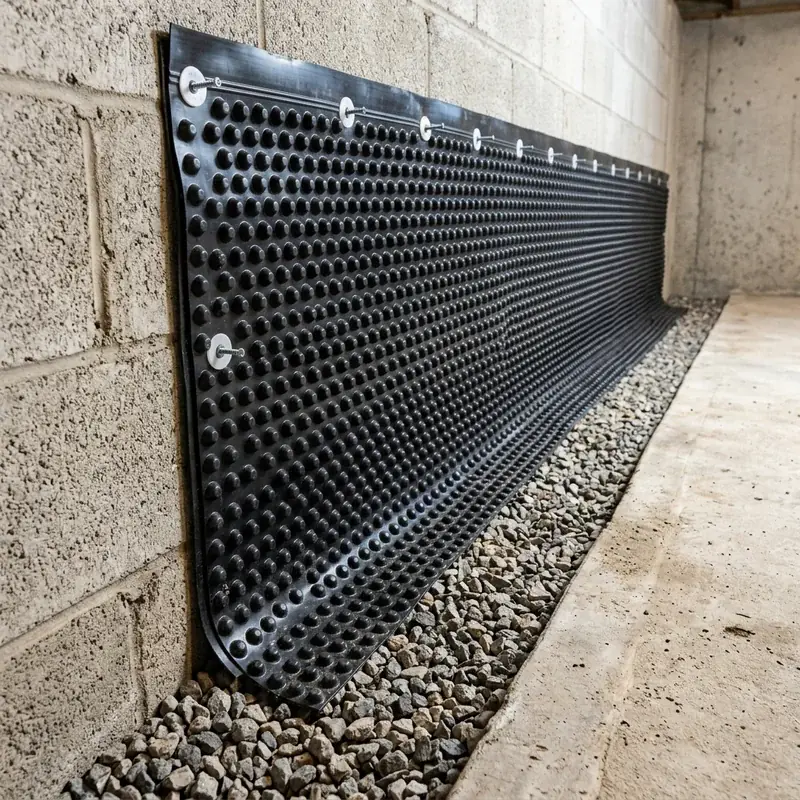 Professional Basement Waterproofing & Drainage in PA Commercial-grade basement drainage system installation for Pennsylvania homes