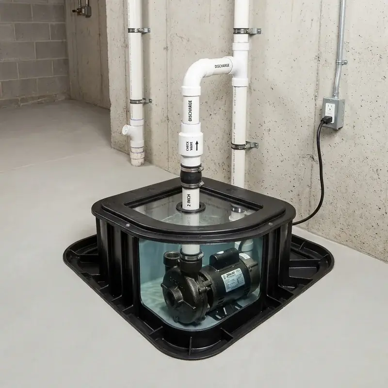Sump Pump Installation & Complete Foundation Moisture Protection in Pennsylvania